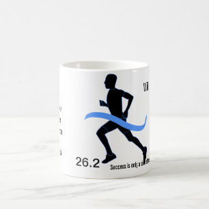 Men's Marathon Blue Ribbon Coffee Mug