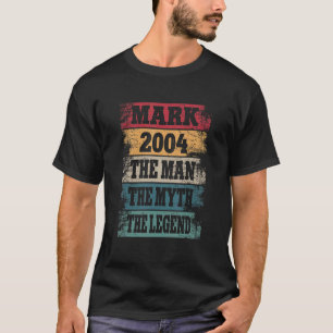 Mens Mark 2004 18 Years 18th Birthday Decorations T-Shirt