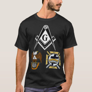 Mens Mason Scottish York Rite T  Masonic Tee