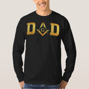Mens Masonic Dad Father's Day T-Shirt