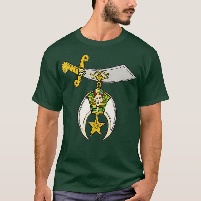 Mens Masonic Shriner T-Shirt (Front)