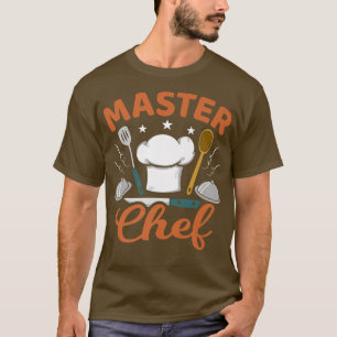 Mens Master Chef Cooking Funny Cook T-Shirt