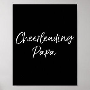 Mens Matching Family Cheer Apparel For Grandpa Che Poster