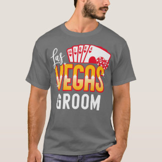 Mens Matching Las Vegas Wedding Bride and Groom Ve T-Shirt