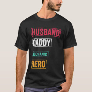 Mens Mechanic Dad Mechanic Fathers Day T-Shirt