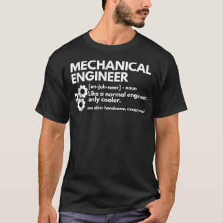 Mens Mechanical Engineer Definition Funny Engineer T-Shirt