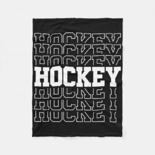 Mens Men Boy Ice Hockey Novelty Item Fan Coach Pla Fleece Blanket