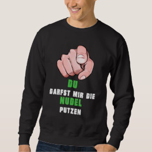 Mens Men Fun Noodle Cleaning Fun Painting Sweatshirt