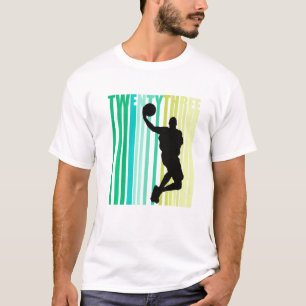 Mens Mens 23rd Birthday Basketball 23 Today Player T-Shirt