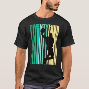 Mens Mens 24th Birthday Basketball 24 Today Player T-Shirt