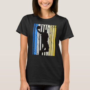Mens Mens Basketball 43rd Birthday For Sports Fans T-Shirt
