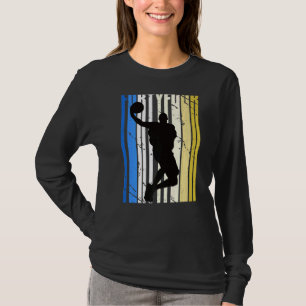 Mens Mens Basketball 44th Birthday For Sports Fans T-Shirt