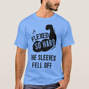 Mens Men's Fleed so Hard The Sleeves Fell Off Gym  T-Shirt