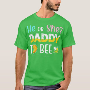 Mens Mens He or She Daddy To Bee Epecting Mothers T-Shirt