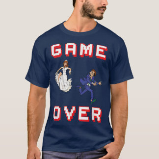 Mens Mens Jga Stag Party Men Game Over Groom1626  T-Shirt