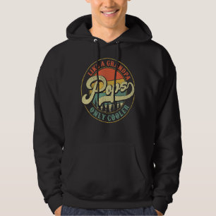 Mens Mens Pops Like A Grandpa Only Cooler Vintage  Hoodie