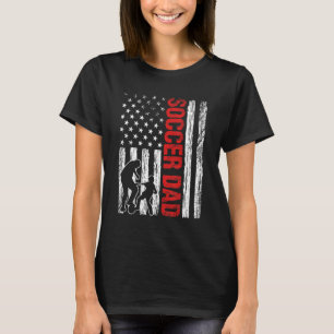 Mens Mens Proud Soccer Dad Vintage Retro American T-Shirt
