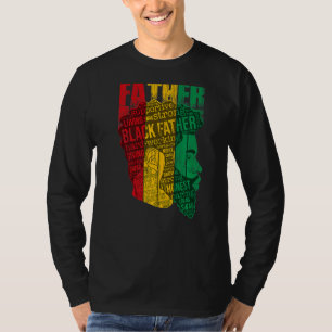 Mens Mens Strong Black Father African American Nat T-Shirt