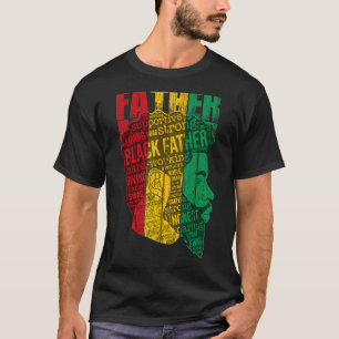 Mens Mens Strong Black Father African American Nat T-Shirt