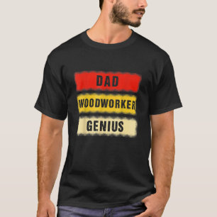Mens Mens Woodworking Dad Vintage Dad Woodworker G T-Shirt