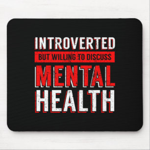 Mens Mental Health Awareness Depression Mouse Pad