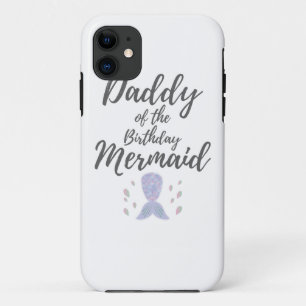 Mens Merdad Birthday Party Mermaid Daddy Gift Case-Mate iPhone Case