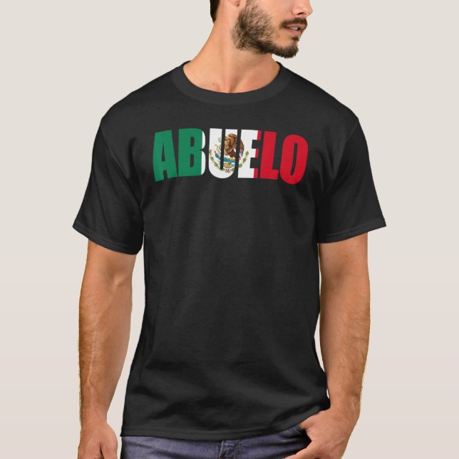 Mens  Mexican Abuelo Mexico T-Shirt (Front)