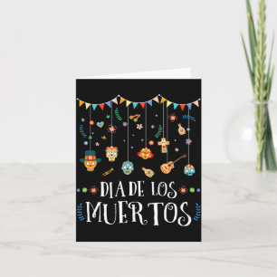 Mens Mexican Dia De Los Muertos Day Of The Card