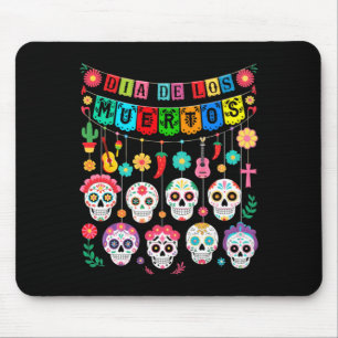 Mens Mexico Dia De Los Muertos Funny Day Of Mouse Pad