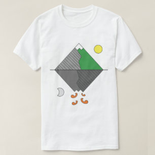 Mens Minimalist Mountain Tee