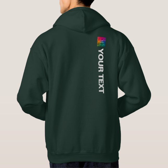 Mens Modern Back Design Print Elegant Template Hoodie (Back)
