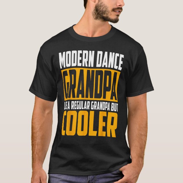 Mens Modern Dance Grandpa   Like a Regular Grandpa T-Shirt (Front)
