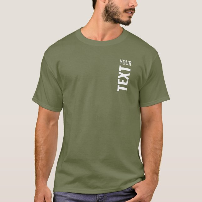 Mens Modern T Shirts Elegant Template Custom (Front)