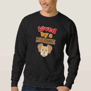 Mens Morkie Dog Maltese Yorkshire Terrier Sweatshirt