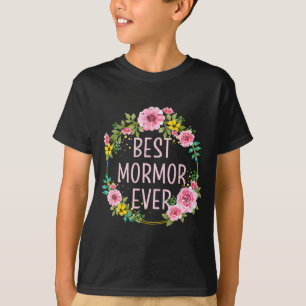 Mens mothers day floral mormor swedish grandma T-Shirt