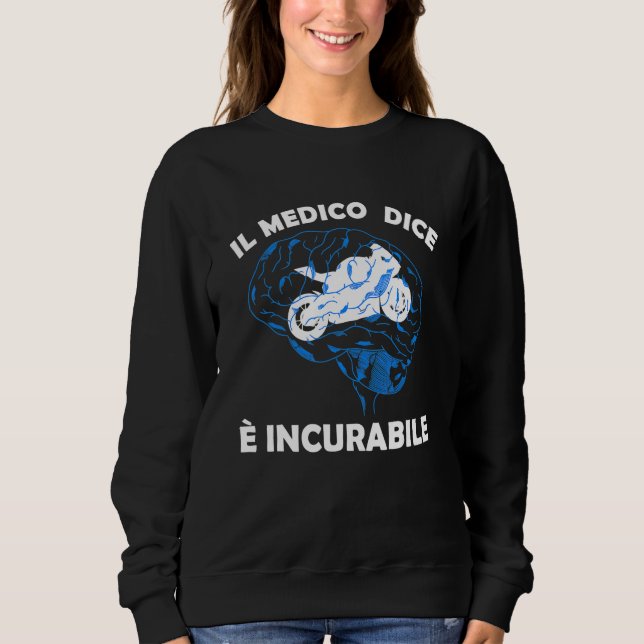 Men's Motorcycle Racing Motorcycle Love Bike Sweatshirt (Front)