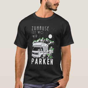 Mens Motorhome Camper Camping Caravan Funny Pensio T-Shirt