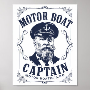 Mens Motors S Funny Boating Shirts Boating Shirt Poster