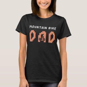 Mens Mountain Bike Dad Bicycle Cyclist Fathers Da T-Shirt