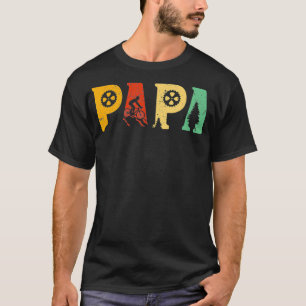 Mens Mountain bike RETRO biking dad vintage MTB bi T-Shirt