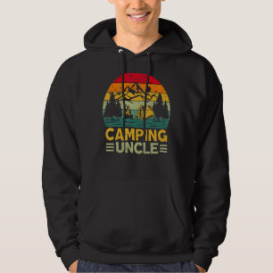 Mens Mountain Vintage Camping Uncle Father's Day Hoodie