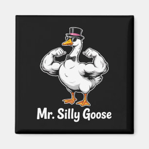 Mens mr silly goose bridge to be wedding party magnet