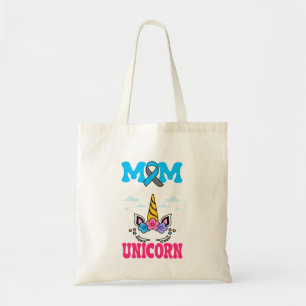 Mens Mum Of A Type 1 Diabetes Unicorn Diabetic Tote Bag