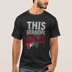 Mens Musician Retired Grandpa Guitarist Music Reti T-Shirt