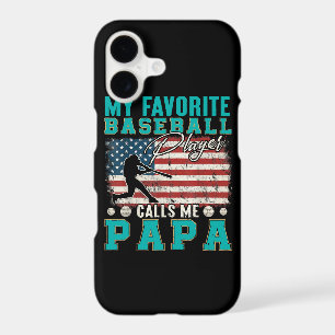 Mens My Favourite Baseball Player Calls Me Papa
