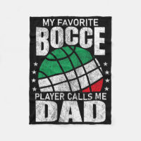 Mens My Favourite Bocce Ball Player Calls Me Dad I