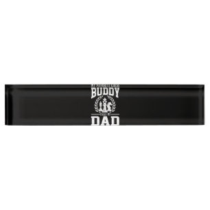 Mens My Favourite Chess Buddy Calls Me Dad Gift Nameplate