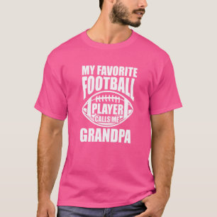 Mens My Favourite Football Player Calls Me Grandpa T-Shirt