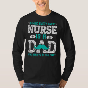 Mens My Favourite Nurse Calls Me Dad Daughter Nurs T-Shirt