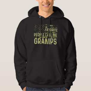 Mens My Favourite People Call Me Gramps Usa Patrio Hoodie